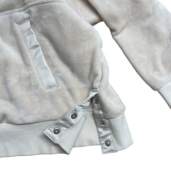 ATHLETA RECOVER COZY SNAP FRONT SWEATSHIRT CHANTILLY CREAM WOMENS M PULLOVER - Picture 6 of 11